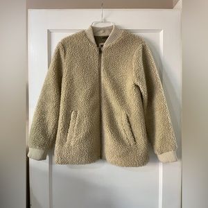 Abercrombie & Fitch sherpa full zip mid jacket